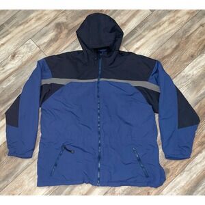 Cabela's Fleece Lined Zip‎ Front Long Sleeve Jacket Coat Polyester Men's XL Reg